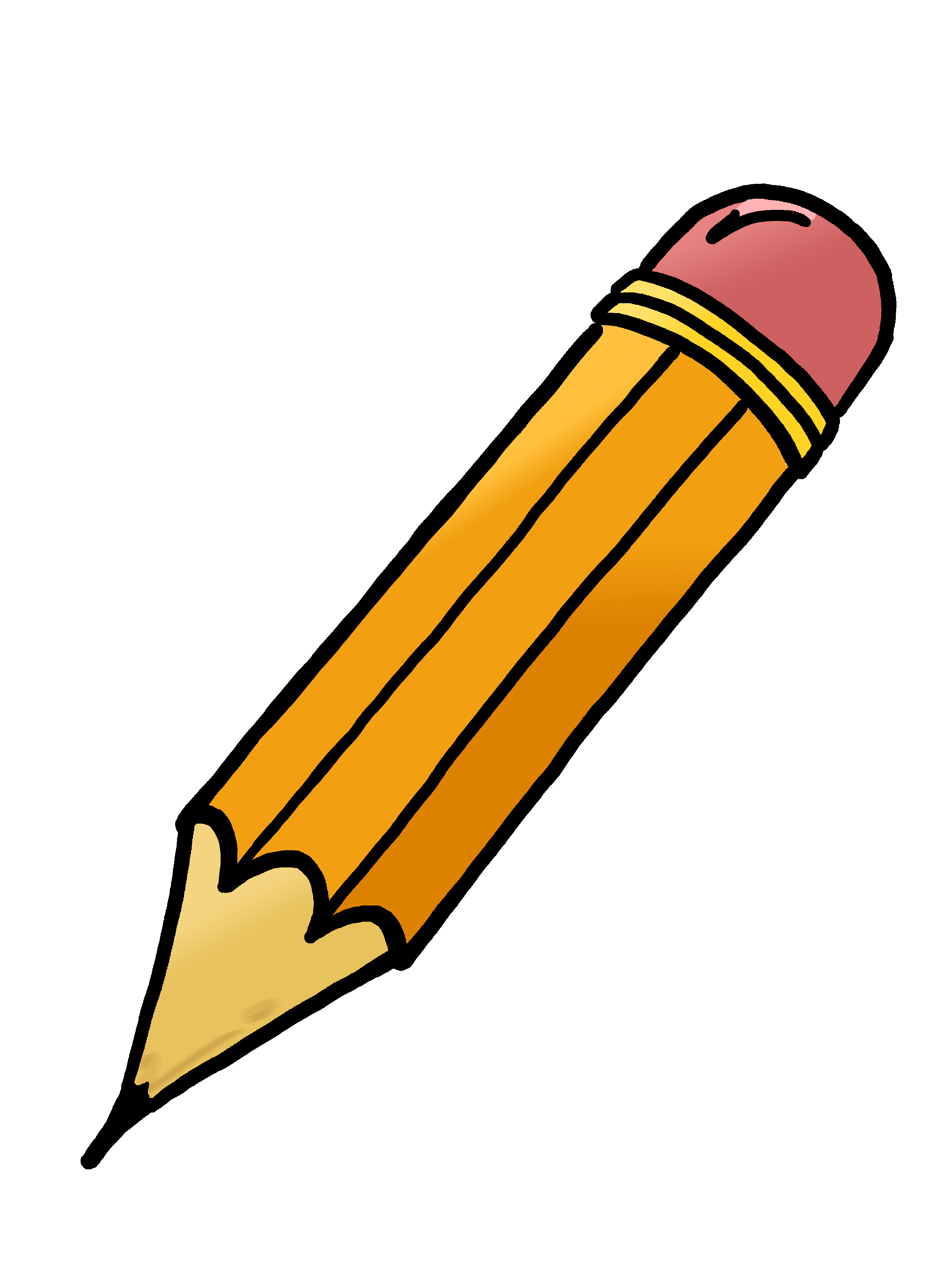 Animated pencil clipart