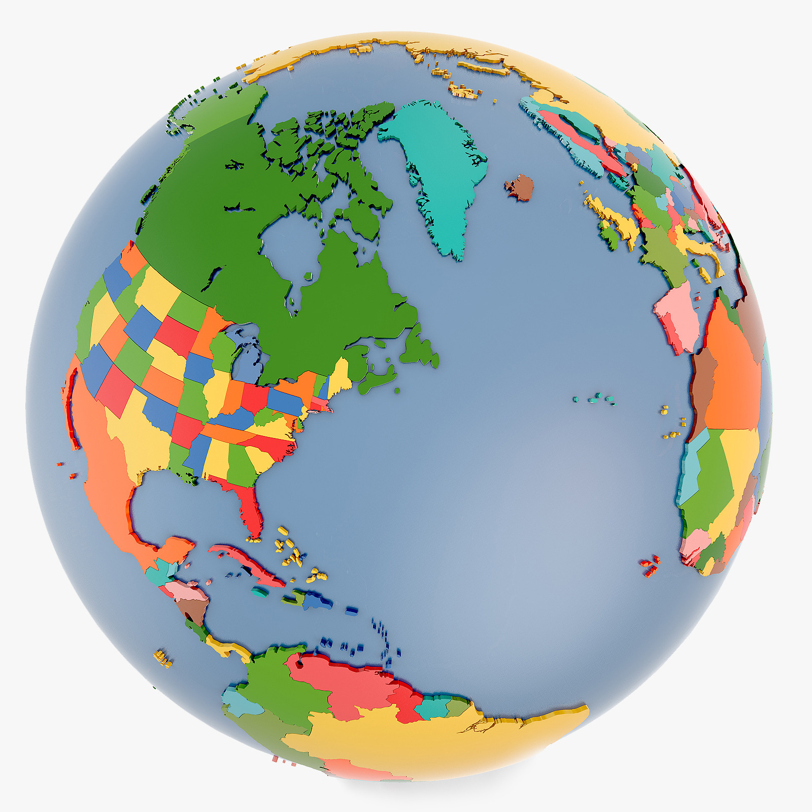 Searched 3d models for geopolitical-earth-globe-(countries-and ...
