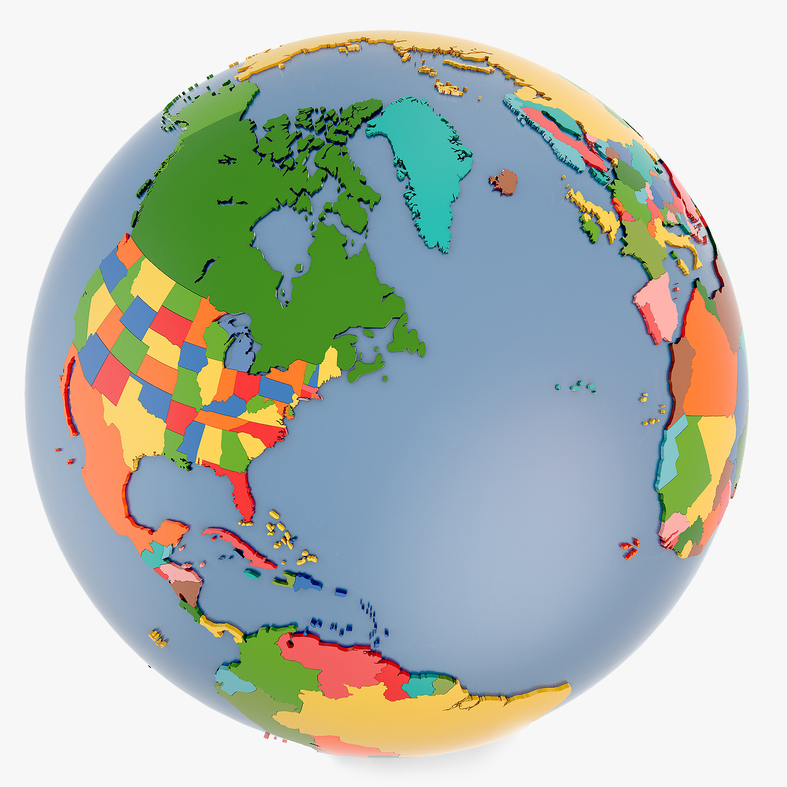 3d World Globe - ClipArt Best