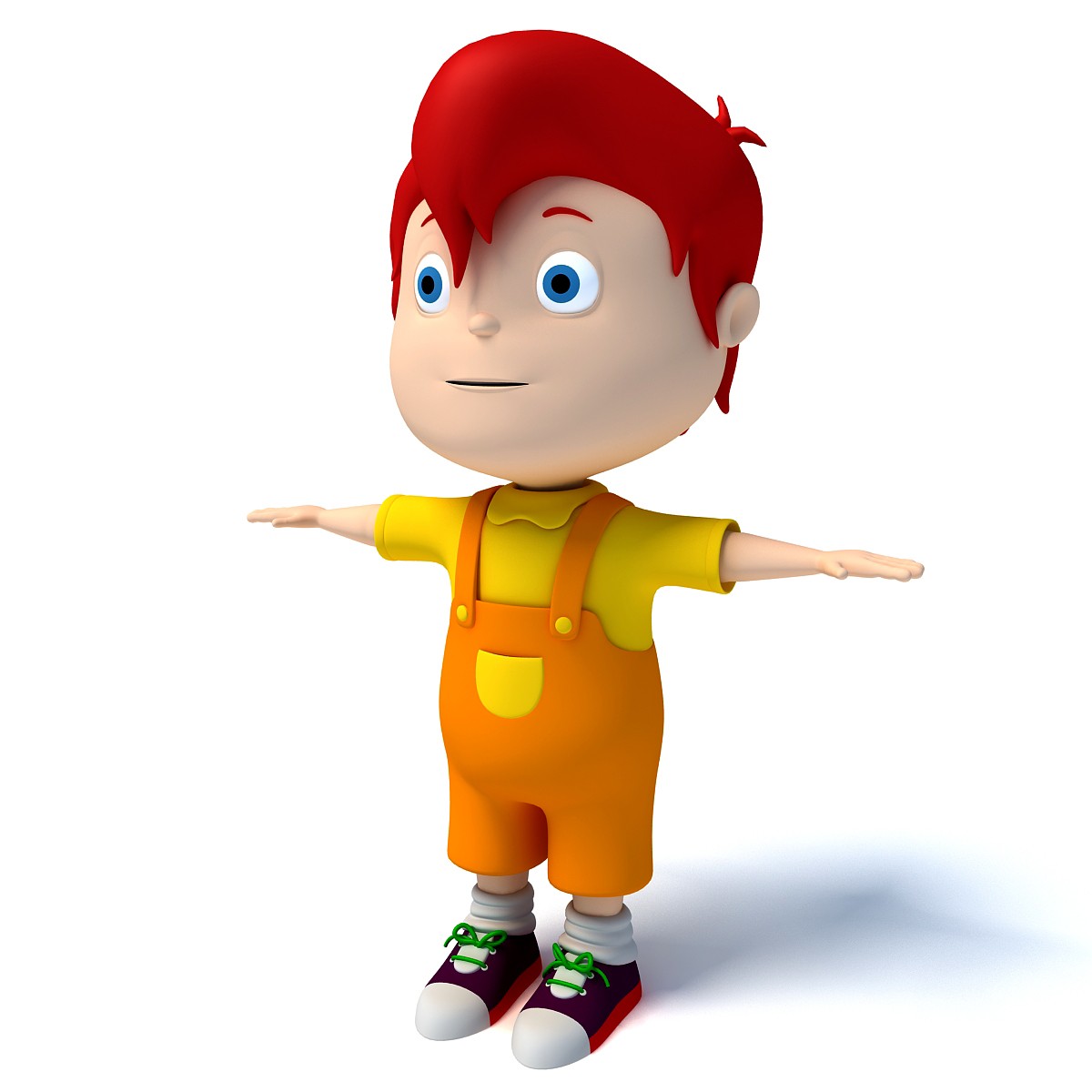 3D Cartoon Characters - Kid Character Model