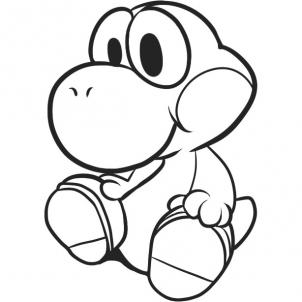 How to Draw Baby Yoshi, Step by Step, Video Game Characters, Pop ...