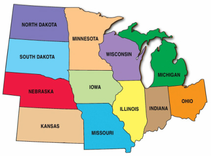 Midwest Region - Mrs. Drown's Social Studies ClassTour Regions of ...