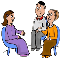 Clipart of people talking