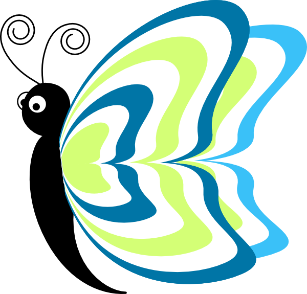 Butterfly Cartoon Clip Art - vector clip art online ...