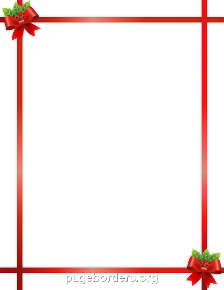 Free Printable Christmas Borders For Microsoft Word Statejes