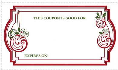 clipart coupon template