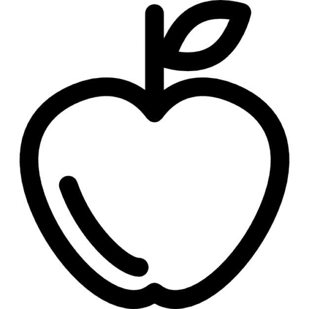 Apple Outline Vectors, Photos and PSD files | Free Download