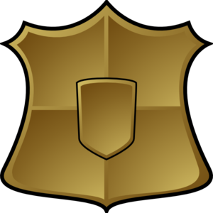 Blue Police Badge Clipart