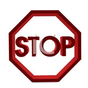 Free clipart images stop sign