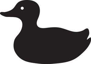 433 views Black White And Duck Toy Clipart