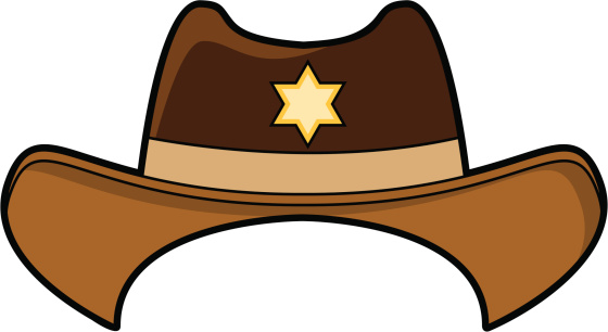 Cartoon Of A Sheriff Star Clip Art, Vector Images & Illustrations ...