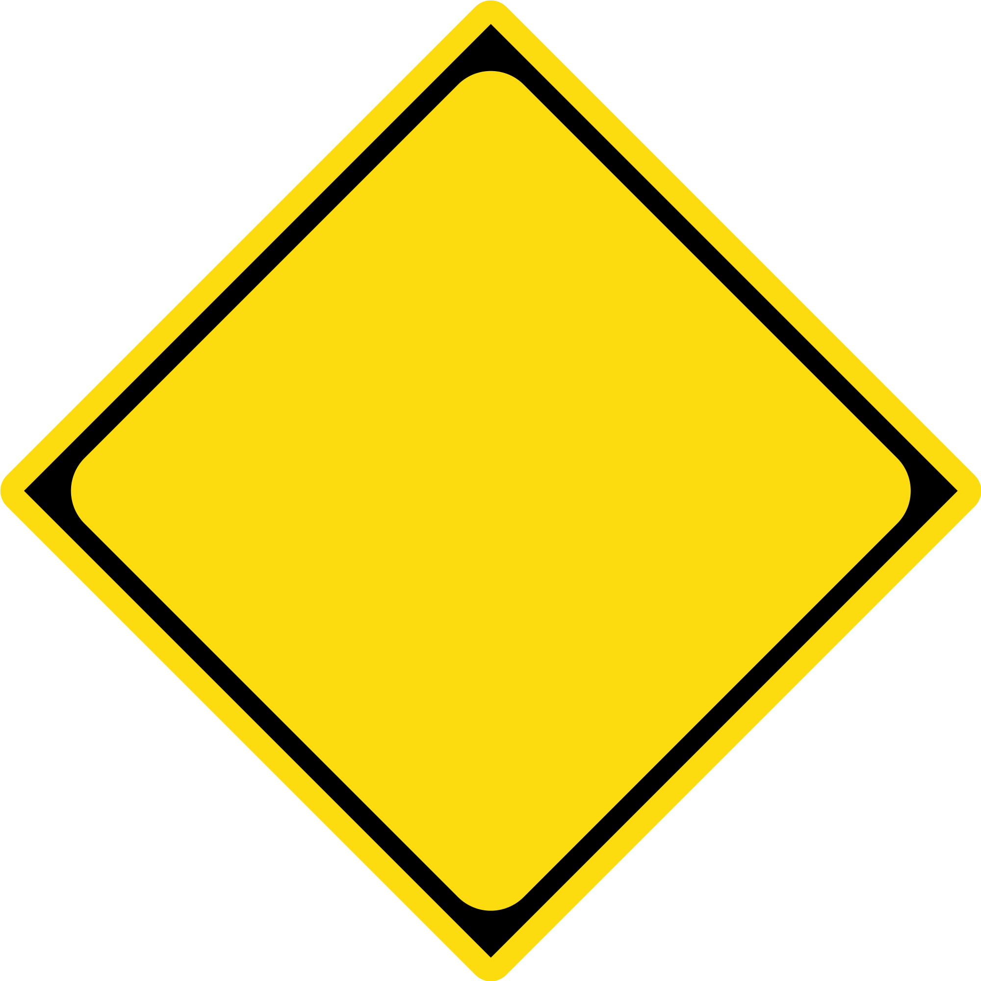 File:Japanese Road warning sign template.svg