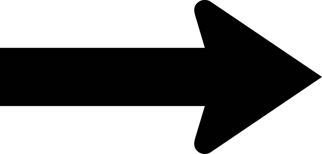 Arrow pointing to right clipart