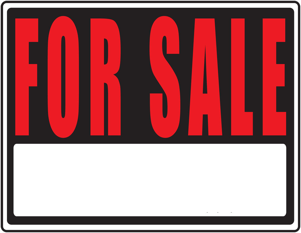 For sale sign clip art