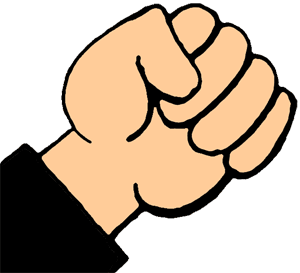 Cartoon Fist Clipart