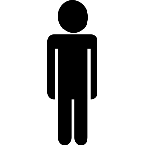 Silhouette of a person clipart