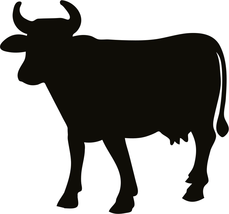 Clipart - Cow silhouette