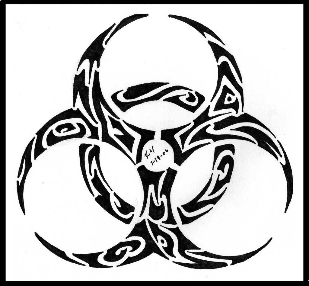 Biohazard | I drew this for some basketball uniforms, my num… | Flickr