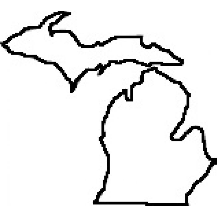Michigan Outline Clipart
