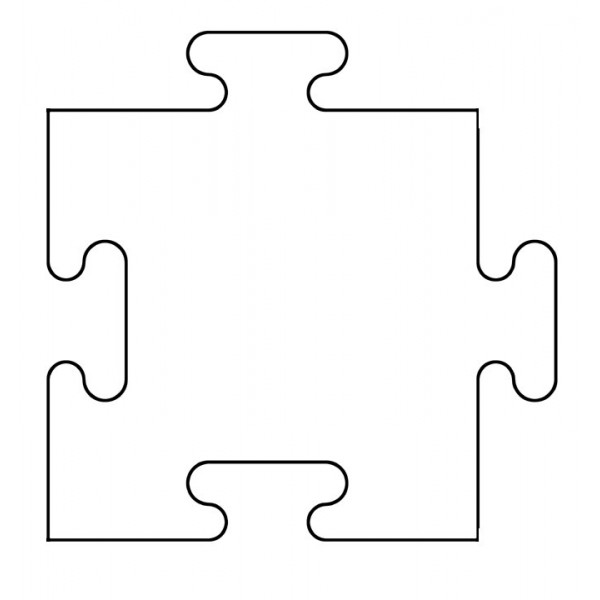 Printable Puzzle Piece Template ClipArt Best