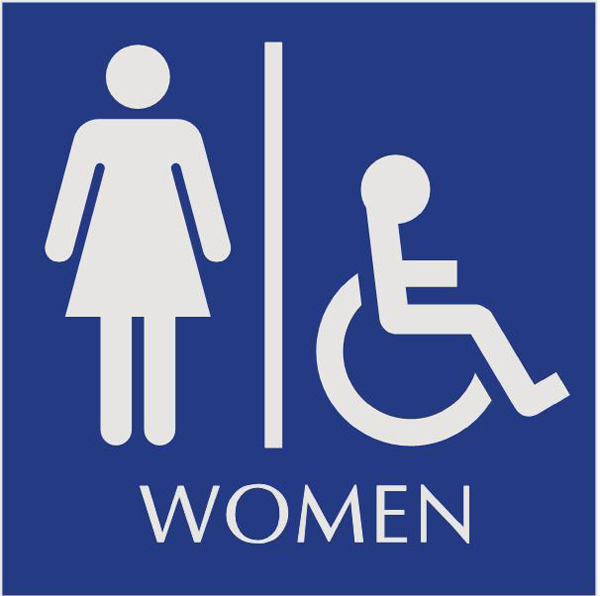 Bathroom Signs For Women - ClipArt Best