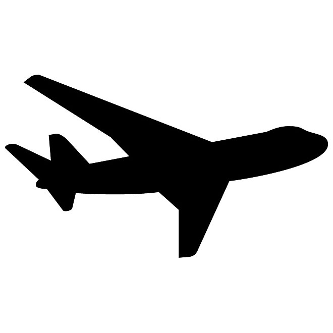 AIRPLANE SILHOUETTE VECTOR IMAGE - Download at Vectorportal