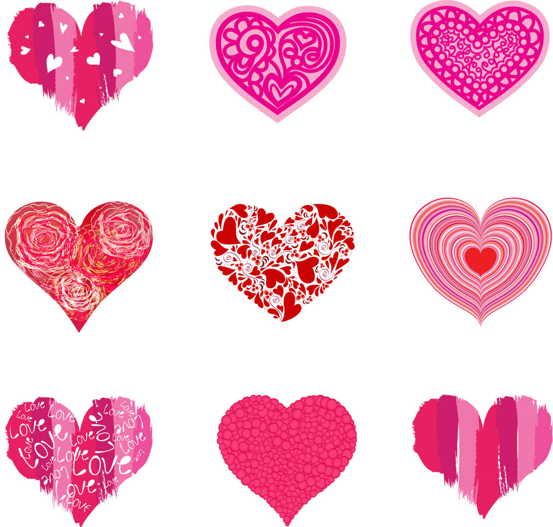 valentine hearts clip art - photo #49