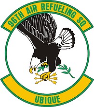 U.S. Air Force 93rd Bomb Squadron, emblem - vector image