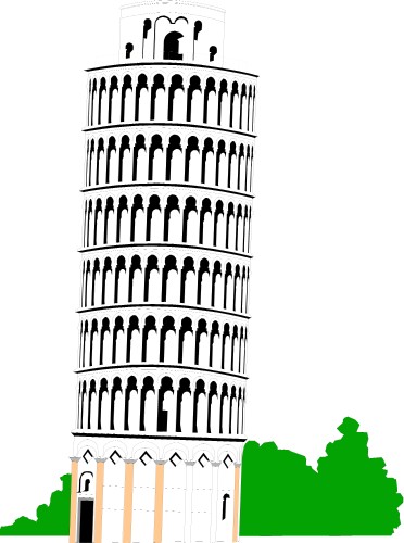 Leaning Tower Of Pisa Clipart Leaning Tower Of Pisa