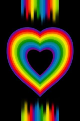 Rainbow Heart | Heart, Love Heart ...