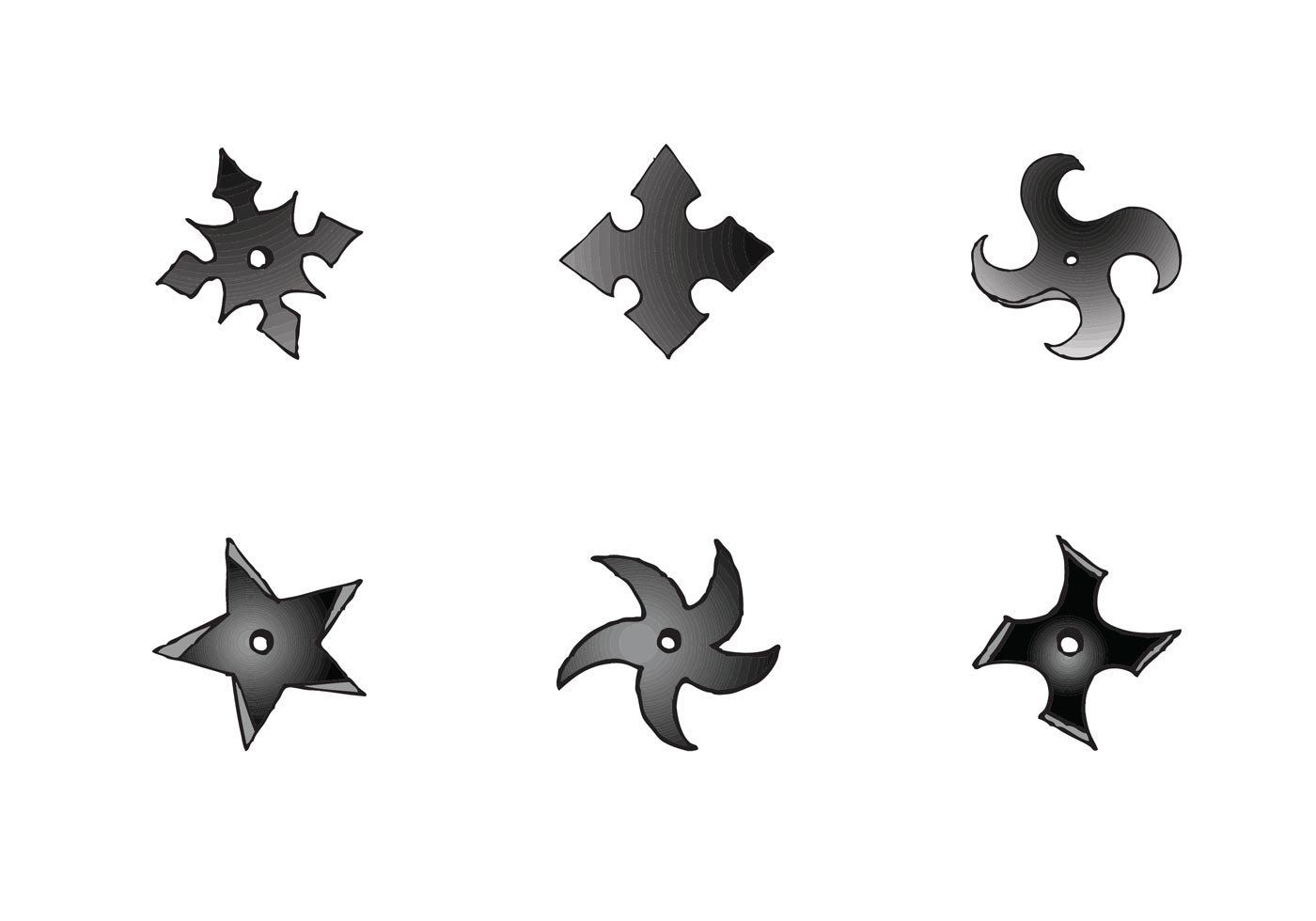 Throwing Star Free Vector Art - (4143 Free Downloads)