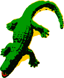 Alligator gallery for animated gator clip art clipartcow - Clipartix