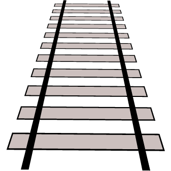 Horizontal Train Tracks - Free Clipart Images