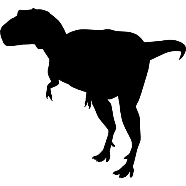 dinosaur clip art silhouettes - photo #25