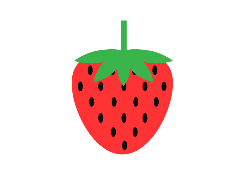 How to Create Strawberry Illustration (Illustrator)