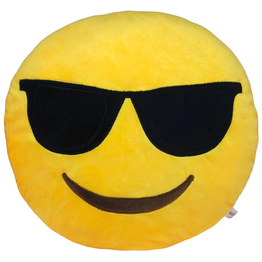 Sunglasses Emoji Pillow. Emoticon Cushion â?º Socializzed.com
