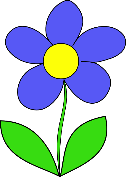Modern Simple Flower Clipart - ClipArt Best