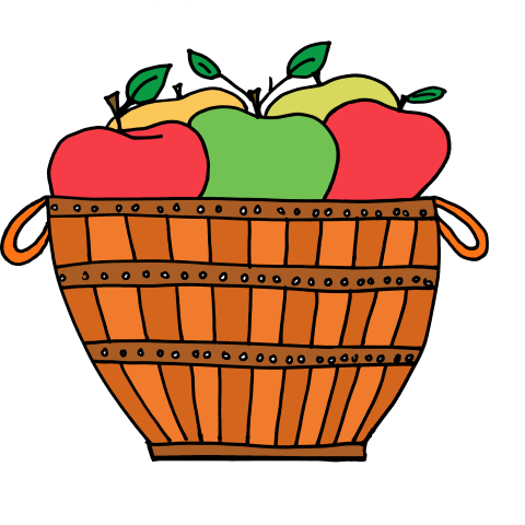 Apple Basket Clipart
