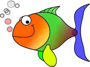 Rainbow fish clipart