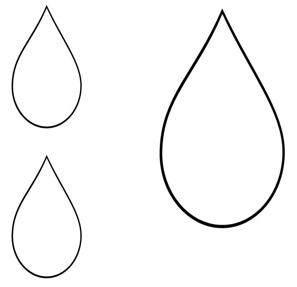 Best Photos of Tear Drop Stencil - Tear Drop Outline Clip Art ...