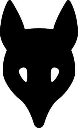 Wolf Head Silhouette clip art Vector clip art - Free vector for ...