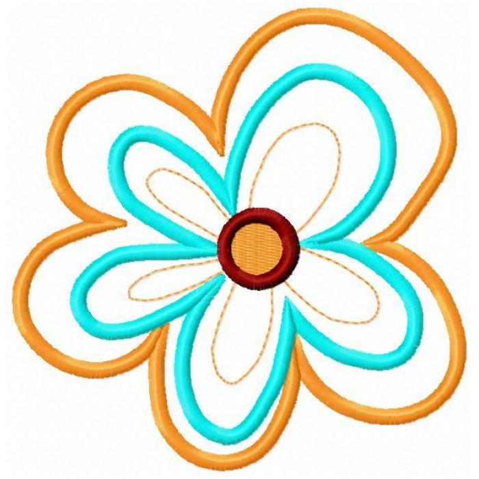 groovy flower clip art free - photo #30