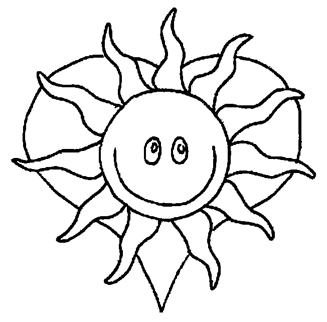 Coloring Pages Of The Sun | Free Download Kids Coloring Printable