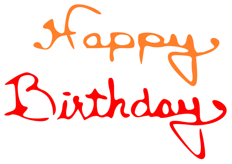 Clipart - Happy Birthday