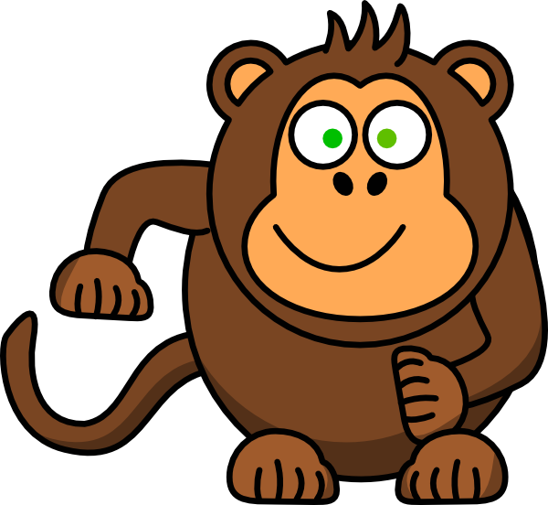 monkey clipart vector - photo #9