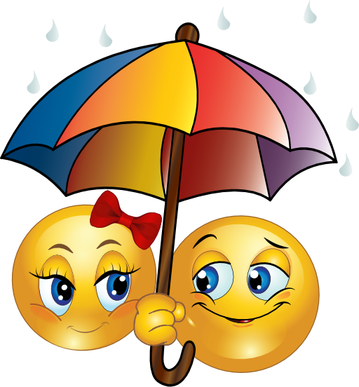 Rainy Smiley Emoticon Clipart Royalty Free Public ...