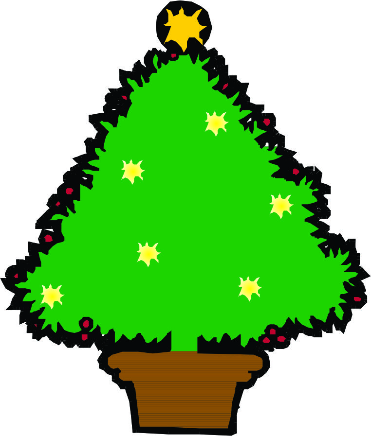 Cartoon Xmas Tree - ClipArt Best