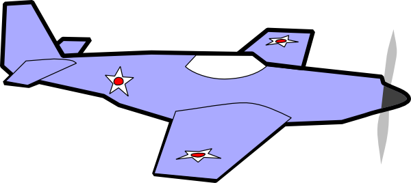 Flying Cartoon Plane Clip Art - vector clip art ...