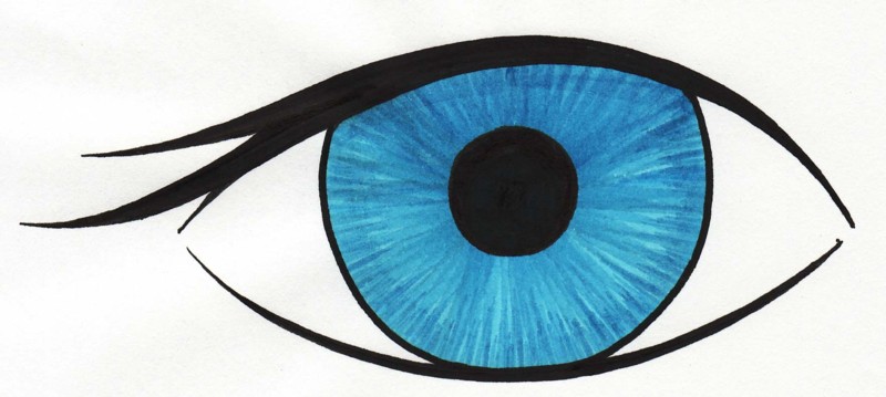 free clip art blue eyes - photo #15