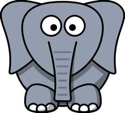 Cartoon Elephant Face - ClipArt Best